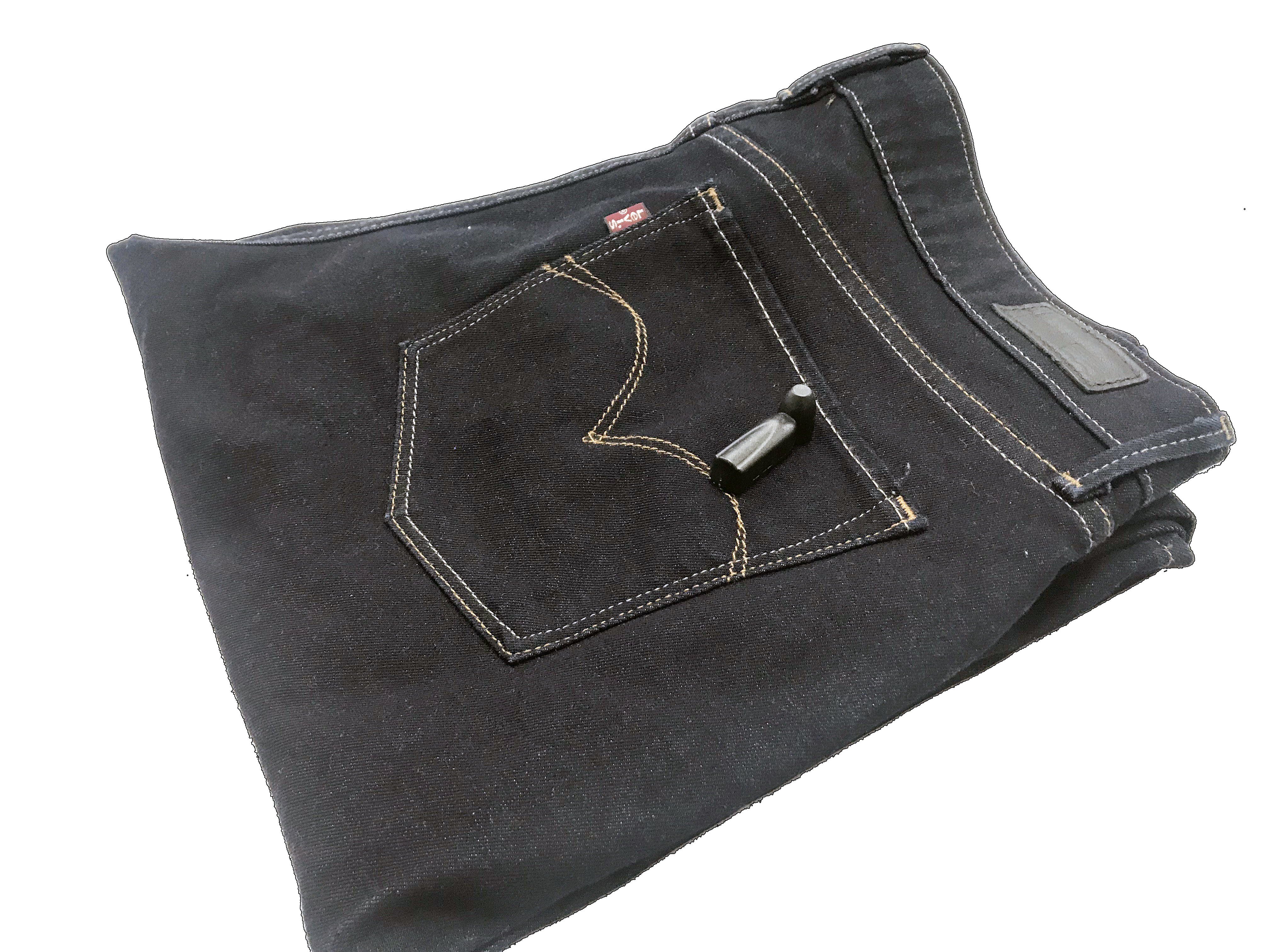 Pencil tag AM jean